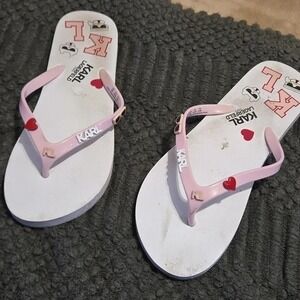 Karl Lagerfeld Paris Flip Flops Size 7